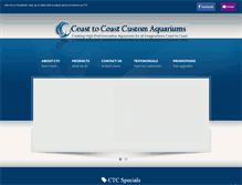 Tablet Screenshot of coasttocoastaquariums.com